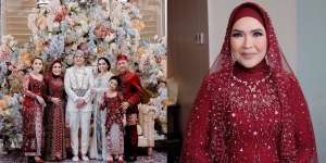 8 Gaya Glamor Umi Kalsum di Acara Lamaran Hingga Resepsi Adik Ayu Ting Ting, Mewah!