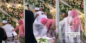 Gara-gara Tingkah Bocah Perempuan Tak Bisa Diam, Momen Sakral dan Haru Sungkeman Pengantin Auto Buyar