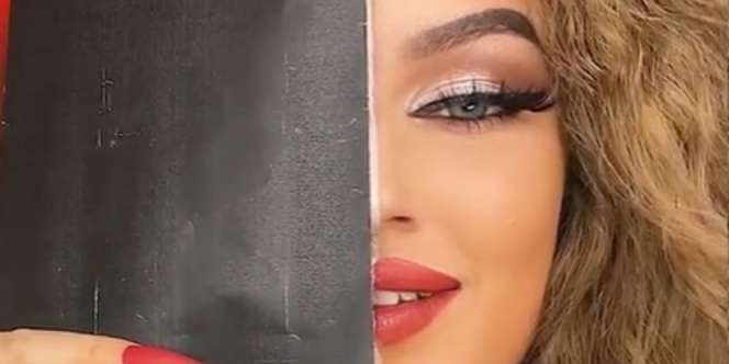 Separuh Wajah Cantik TikTokers Berubah Jadi Nenek-Nenek, MUA Skill Dewa!