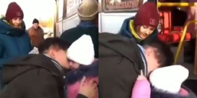 Tangis Haru Seorang Ayah di Ukraina Terpaksa Berpisah dengan Putrinya untuk Lawan Rusia