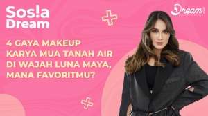  4 Gaya Makeup Karya MUA Tanah Air di Wajah Luna Maya, Mana Favoritmu?