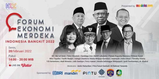 Live Streaming Forum Ekonomi Merdeka 2022, Catat Tanggalnya