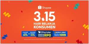 Manjakan Konsumen di Awal Tahun, Shopee Hadirkan 3.15 Hari Belanja Konsumen