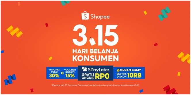 Manjakan Konsumen di Awal Tahun, Shopee Hadirkan 3.15 Hari Belanja Konsumen