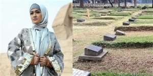 8 Potret Kondisi Makam Julia Perez Usai 5 Tahun Kepergiannya, Penampakannya Bikin Syok!