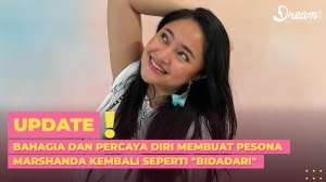 Bahagia dan Percaya Diri Membuat Pesona Marshanda Kembali Seperti 'Bidadari'