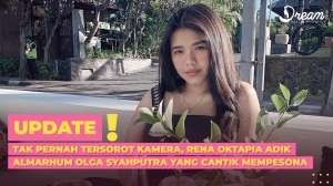 Tak Pernah Tersorot Kamera, Rena Oktapia Adik Almarhum Olga Syahputra yang Cantik Mempesona