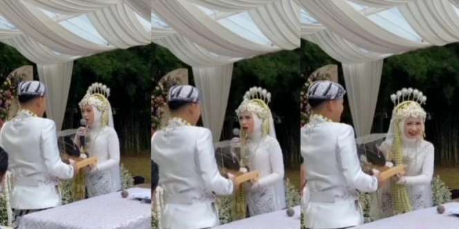 Saking Grogi Pengantin Wanita Tak Sadar 'Ngelantur' Saat Akad Nikah: `Insya Allah, Nanti Malam Dibayar Tunai`