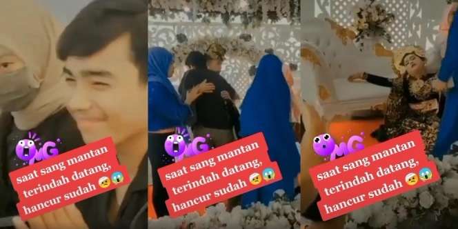 Mantan Pacar Datang ke Nikahan, Pengantin Wanita Histeris dan Pingsan di Pelaminan