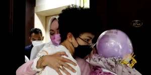 Momen Bahagia Keanu Massaid Bareng Angelina Sondakh