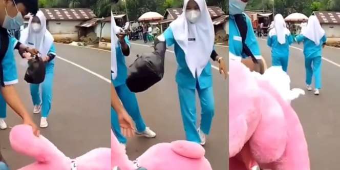 Ungkapkan Cinta, Pemuda Ini Dapat Penolakan Kasar: Hadiah Boneka Dirusak, Dilempar Tak Kresek