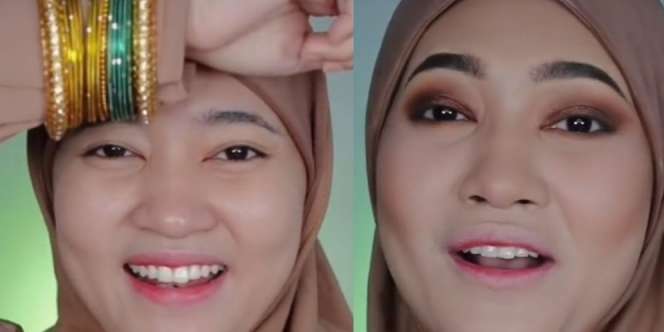 TikTokers Bikin Riasan Ala India, Hasilnya Bikin Susah Berkedip