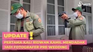 Pertama Kali Ridwan Kamil Mendadak Jadi Fotografer Pre-Wedding