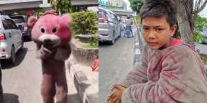 Takut Kehilangan Bapak yang Lagi Sakit, Bocah 13 Tahun Jadi Badut Demi Mencari Nafkah