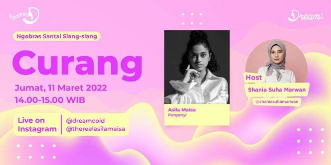 NGOBRAS: 'Curang', Asila Maisa Jawab Kepercayaan Melly Goeslaw