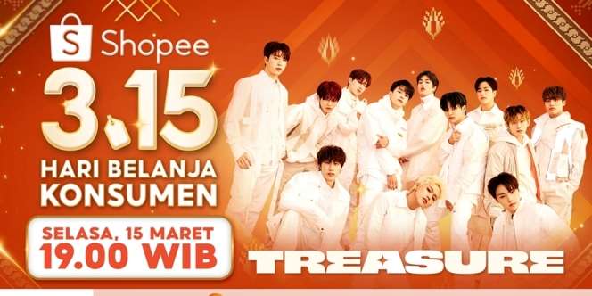 Jangan Lewatkan Penampilan TREASURE, Dita Karang, & Para Artis Ternama di Shopee Hari Belanja Konsumen TV Show!