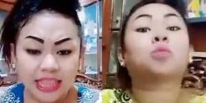 TikTokers Pakai Foundation 14 Lapis untuk Jadi Tante Lala Versi Hijabers