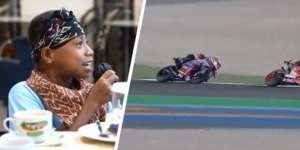 Daddy 'Komentator' MotoGP Cilik dari NTT Diundang Makan Malam Sandiaga Uno, Aksinya Bikin Bastianini Melongo