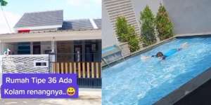 9 Potret Rumah Viral Tipe 36 Ada Kolam Renangnya, Netizen Auto Penasaran Gimana Buatnya
