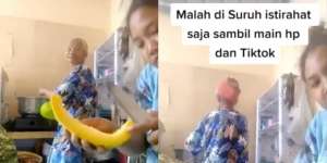 Pamer Punya Mertua Baik, Mau Bantu Masak Malah Disuruh Main TikTok, Netizen: Bukannya Itu Sindiran Halus?