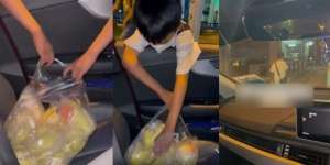 Miris! Sudah Jam 11 Malam, Bocah Cilik Ini Masih Keliling Tawarkan Mangga Padahal Pagi-Pagi Harus Sekolah