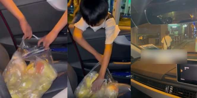 Miris! Sudah Jam 11 Malam, Bocah Cilik Ini Masih Keliling Tawarkan Mangga Padahal Pagi-Pagi Harus Sekolah
