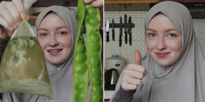 8 Potret Bule Cantik Istri WNI Makan Bakso Campur Petai, Paras Bak Barbie Jadi Sorotan!