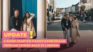 Gading Marten Pamer Kemesraan dengan Cewek Bule Cantik di London
