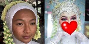 8 Potret Transformasi Pengantin Ini Bikin Melongo, Beda Banget, Jadi Cantik Bak Barbie!