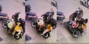 5 Bocil Nekat Boncengan Motor Langsung Ambruk, Netizen Salfok sama Baju Kuning: Pura-pura Nggak Satu Tongkrongan