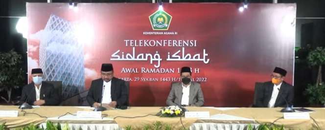 Penjelasan Lengkap Hasil Sidang Isbat Awal Ramadan 1443 H dan Posisi Hilal