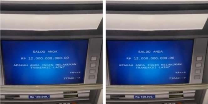 Penampakan Saldo ATM Rp12 Miliar Bikin Tak Yakin Jumlah Nolnya, Sehabis Layar Mesin di Zoom Bikin Emosi
