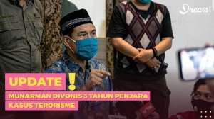 Munarman Divonis 3 Tahun Penjara Kasus Terorisme