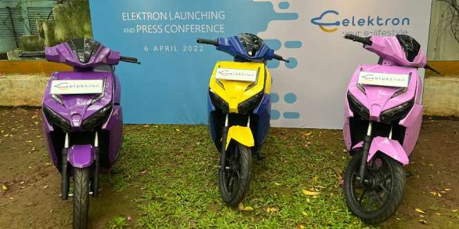 Motor Listrik Elektron Dibanderol Rp28 Jutaan, Charge 30 Menit Bisa Melaju 10 Km
