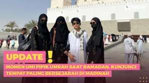 Momen Umi Pipik Umrah saat Ramadan, Kunjungi Tempat Paling Bersejarah di Madinah