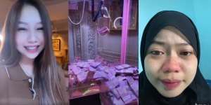 Gadis Ini Hanya Bisa Nangis Lihat Sisca Kohl Main Capit Uang Gepokan 100 Ribuan, Mencobanya di Mana?