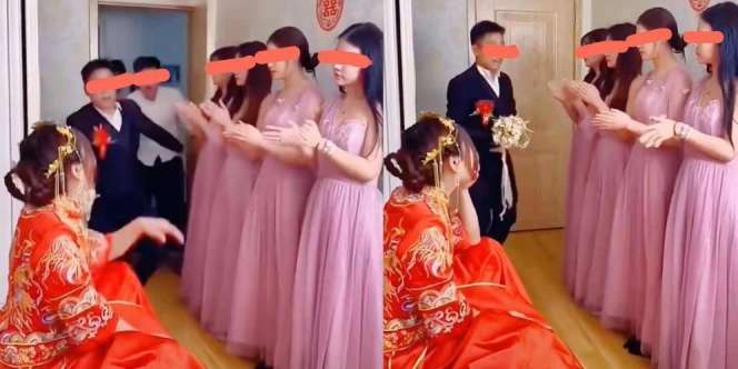 Mempelai Pria Kaget Setengah Mati, 4 Mantan Kekasih Jadi Pengiring Pengantin Calon Istrinya