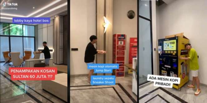 Penampakan Kos Sultan Rp60 Juta di Jaksel, Ada Lobby Bak Hotel hingga Lift di Dalamnya