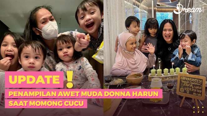 Penampilan Awet Muda Donna Harun Saat Momong Cucu