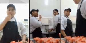 Satu Potong Dua Potong, Kocaknya Seorang Pria yang Lupa Makan Semangka Saat Puasa