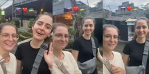 Negaranya Sedang Perang Berdarah-darah, Dua Bule Cantik dari Rusia dan Ukraina Ini Malah Akrab Bahas Makanan Favorit di Bali