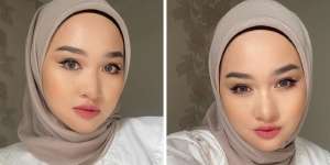 Intip 'White Style' Kiara Leswara untuk Inspirasi Outfit Lebaran