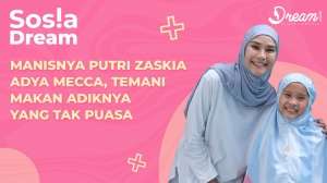 Manisnya Putri Zaskia Adya Mecca, Temani Makan Adiknya yang Tak Puasa