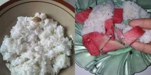 7 Foto Makan Nasi Pakai Lauk-Pauk Nyeleneh, Bukannya Kepingin Malah Hilang Selera