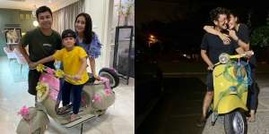 5 Seleb Ini Hadiahkan Vespa Antik Untuk Sang Suami, Punya Raffi Ahmad Seharga Rumah!