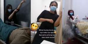 Heboh Video Istri Joget di Samping Suami Lagi Terbaring Sakit, Kisah di Baliknya Bikin Terenyuh