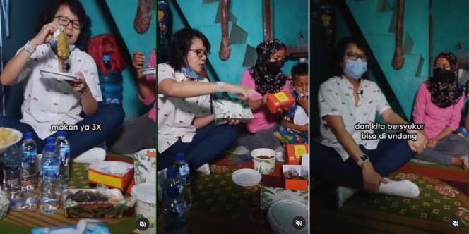Ikut Buka Puasa Bareng di Rumah Karyawan, Tak Diduga Menu Favorit Grace Tahir Merakyat Banget