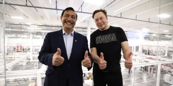 Foto Bareng Luhut cs, Gaya Santuy Elon Musk Jadi Sorotan!