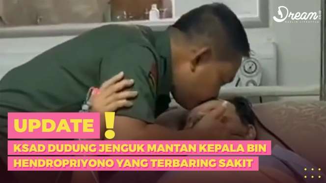 KSAD Dudung Jenguk Mantan Kepala BIN Hendropriyono yang Terbaring Sakit