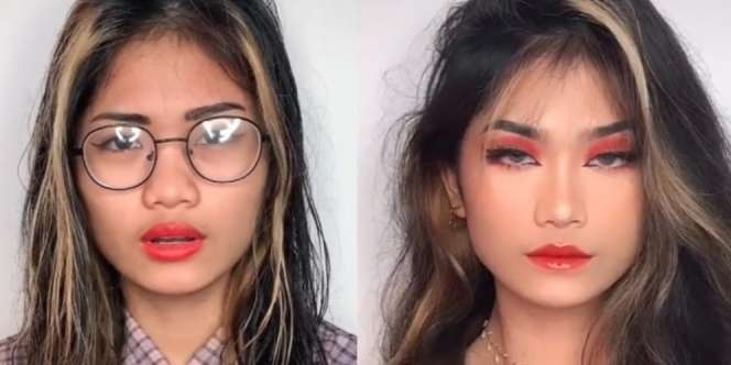 TikTokers Ubah Tampilan Jamet Jadi Artis Hollywood